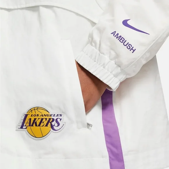 Nike + Ambush Los Angeles Lakers  Water Repellent Coat/Jacket - Picture 4 of 15